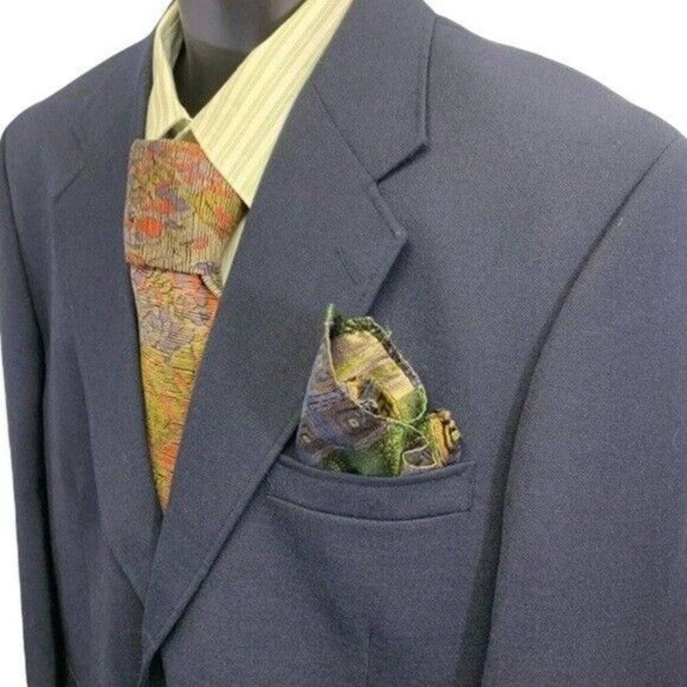 Jack Nicklaus Blue Sport Coat Tournament Series Mens Size 41R